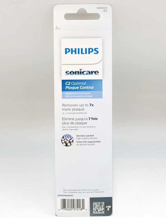 Philips Sonicare Plaque Control Replacement Electric Toothbrush Head - 3ct