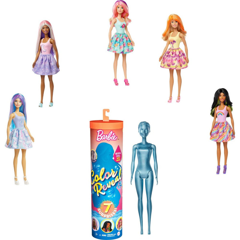 Barbie Color Reveal Sunny 'N Cool Series Dolls - Styles May Vary