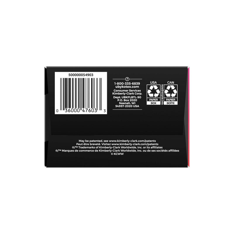 U by Kotex Barely There Thin Unscented Panty Liners - Light Absorbency - Long - 90ct