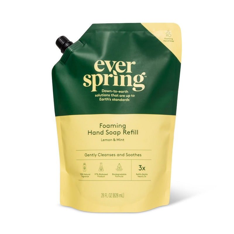 Foam Hand Soap Refill - Lemon & Mint - Everspring