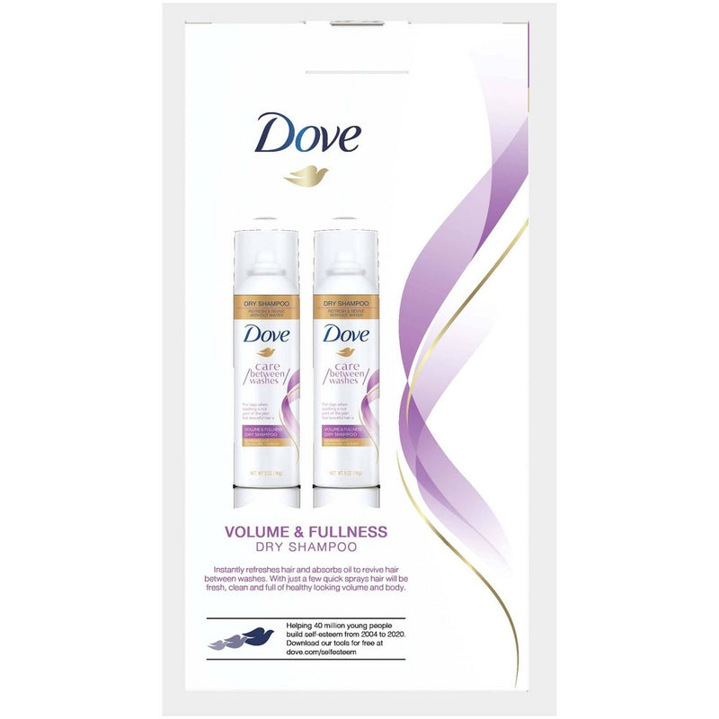 Dove Beauty Between Washes Volume Dry Shampoo Twin Pack - 10 fl oz