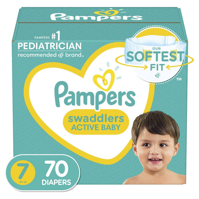 Pampers Swaddlers Disposable Diapers Enormous Pack - 70ct