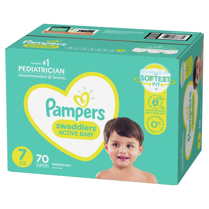 Pampers Swaddlers Disposable Diapers Enormous Pack - 70ct