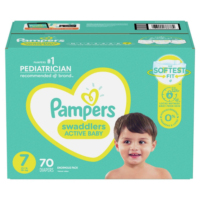 Pampers Swaddlers Disposable Diapers Enormous Pack - 70ct