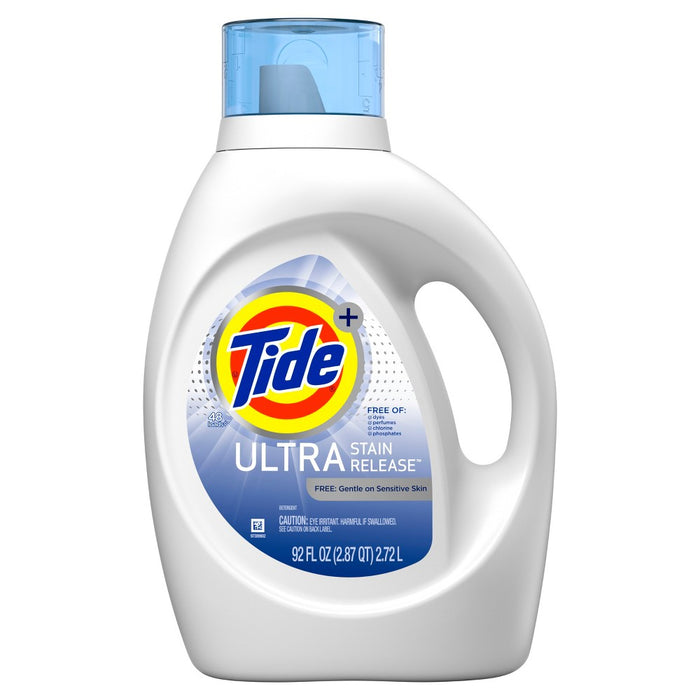 Tide Ultra Stain Release FREE Liquid Laundry Detergent - 92 fl oz