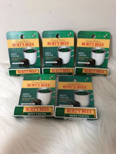 Burt's Bees Holiday Lip Balm - Mint Cocoa - 0.15oz