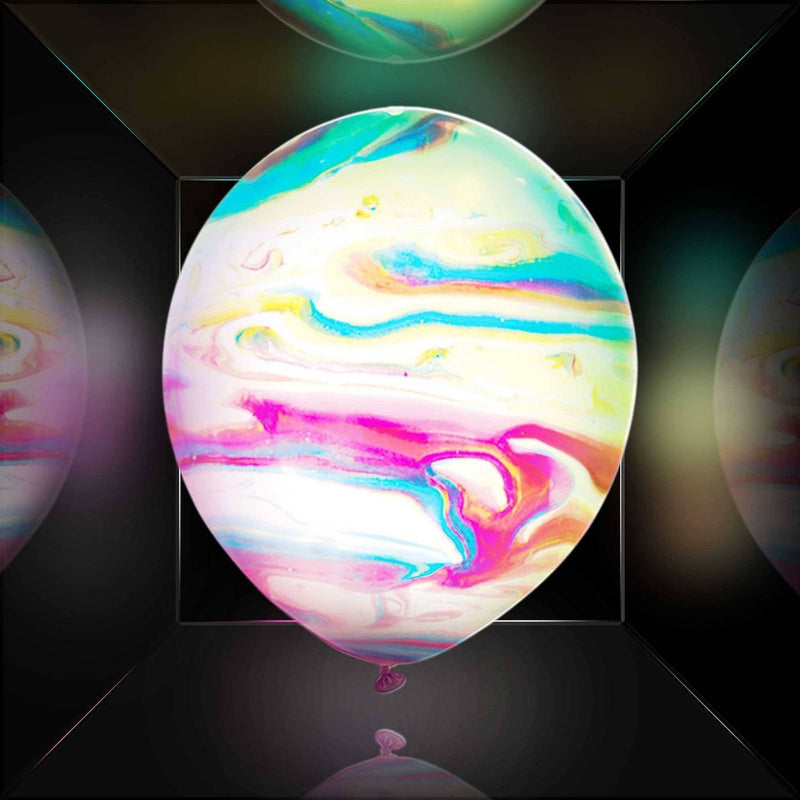 5ct illooms LED Light Up Marble Balloon