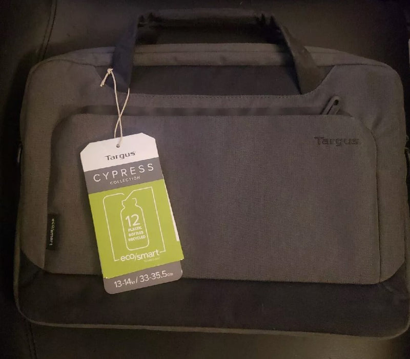 Targus 14" Cypress Slim Briefcase with EcoSmart - Gray