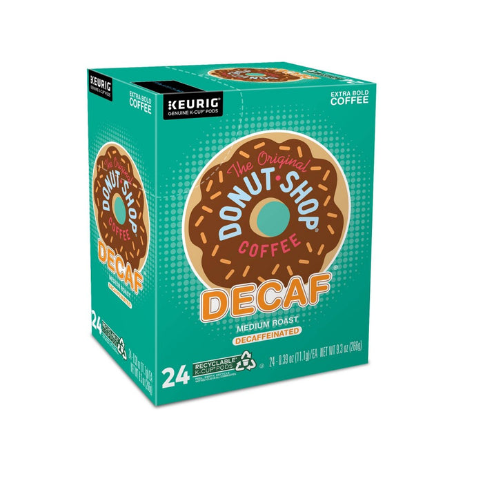 24ct The Original Donut Shop Decaf Keurig K-Cup Coffee Pods Decaffeinated Medium Roast