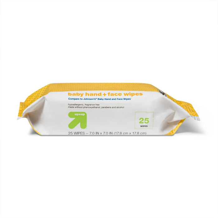 Hand and Face Wipes - 25ct - up & up
