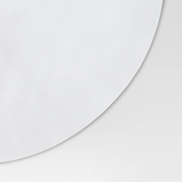 70" Cotton Solid Tablecloth White - Threshold