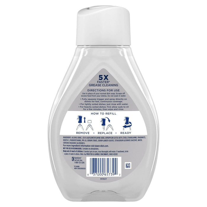 Dawn Platinum Powerwash Spray Free & Clear Refill - 16 fl oz