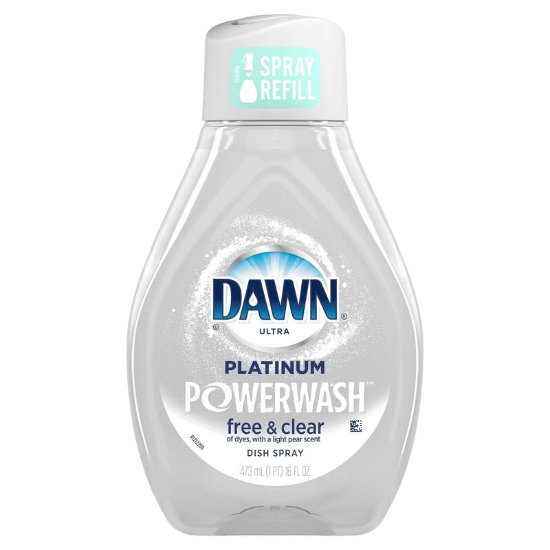 Dawn Platinum Powerwash Spray Free & Clear Refill - 16 fl oz