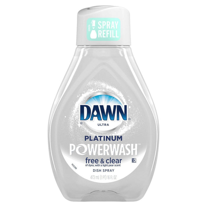 Dawn Platinum Powerwash Spray Free & Clear Refill - 16 fl oz