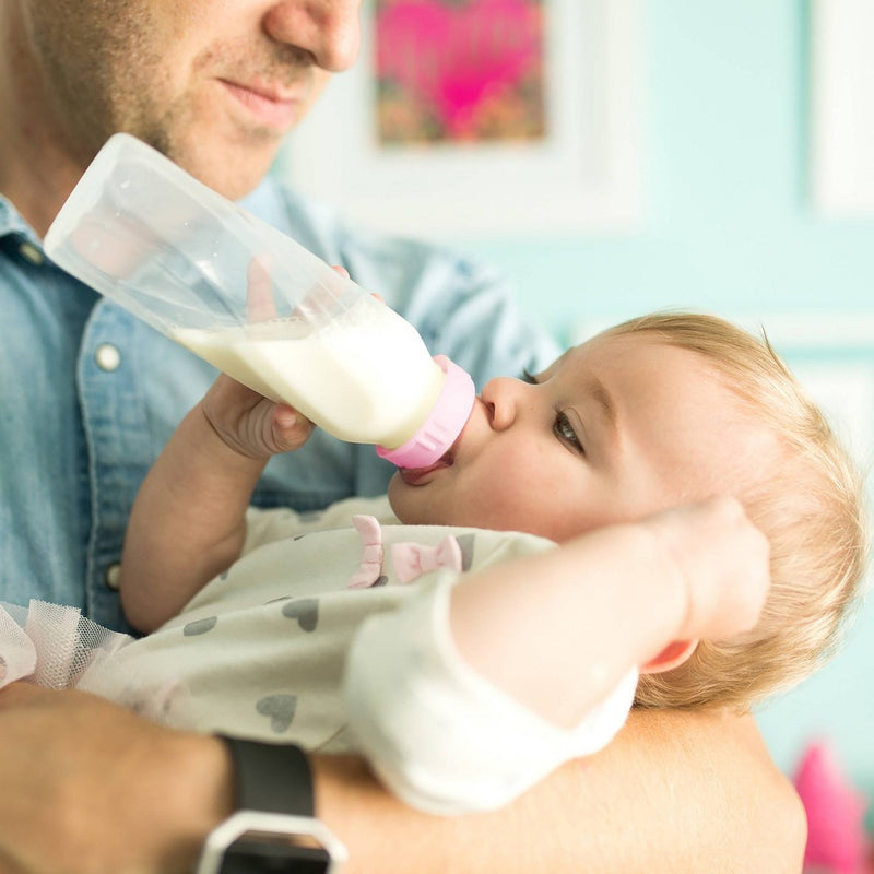 Evenflo Classic Clear Bpa-Free Plastic Baby Bottle - 8oz 3pk