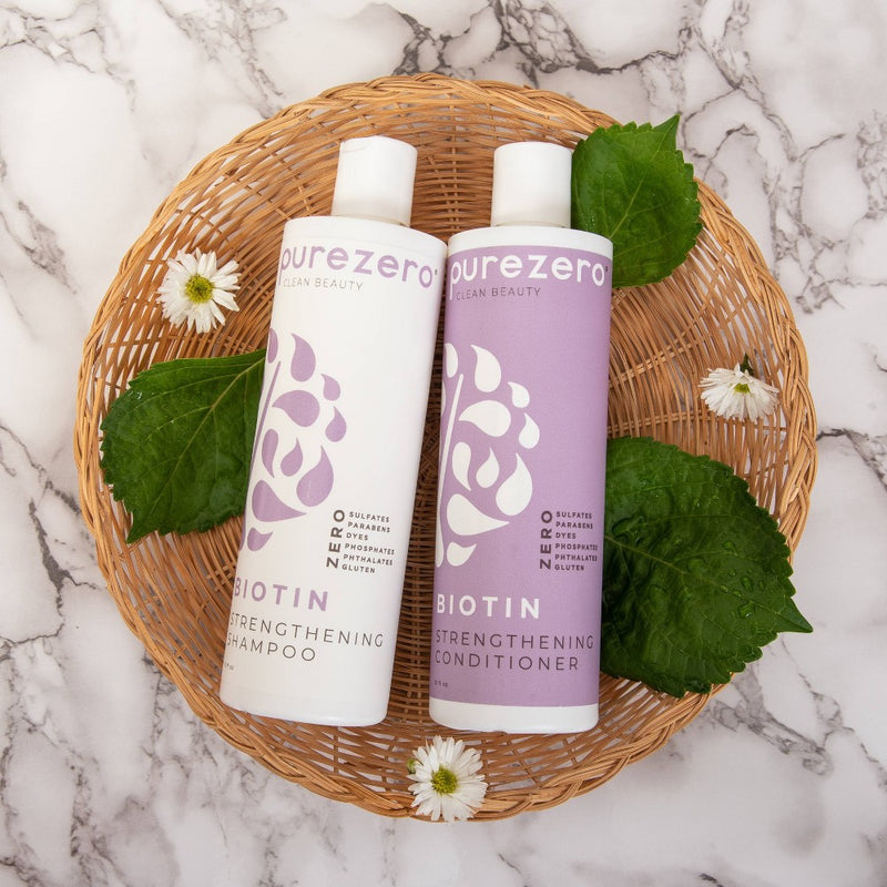 Purezero Biotin Strengthening Shampoo - 12 fl oz