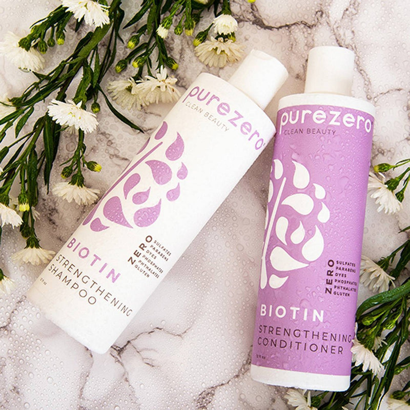 Purezero Biotin Strengthening Shampoo - 12 fl oz