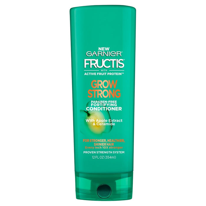 Garnier Fructis with Active Fruit Protein Grow Strong Fortifying Conditioner with Apple Extract & Ceramide - 12oz