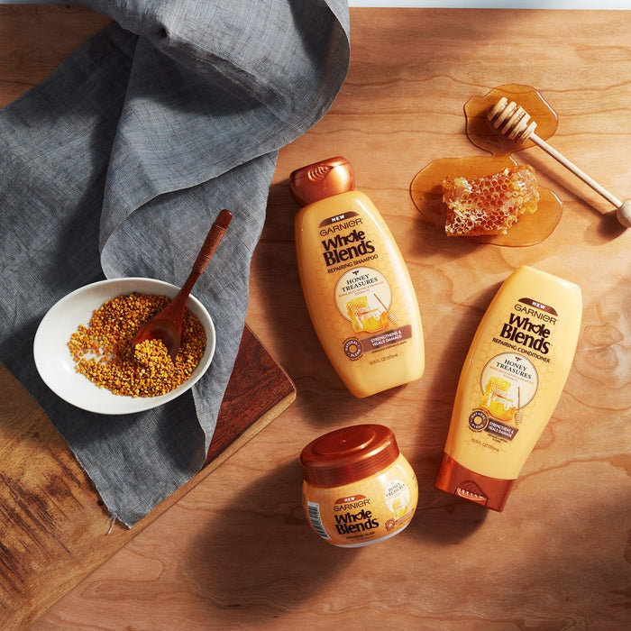 Garnier Whole Blends Honey Treasures Repairing Shampoo - 12.5 fl oz