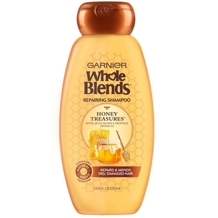 Garnier Whole Blends Honey Treasures Repairing Shampoo - 12.5 fl oz