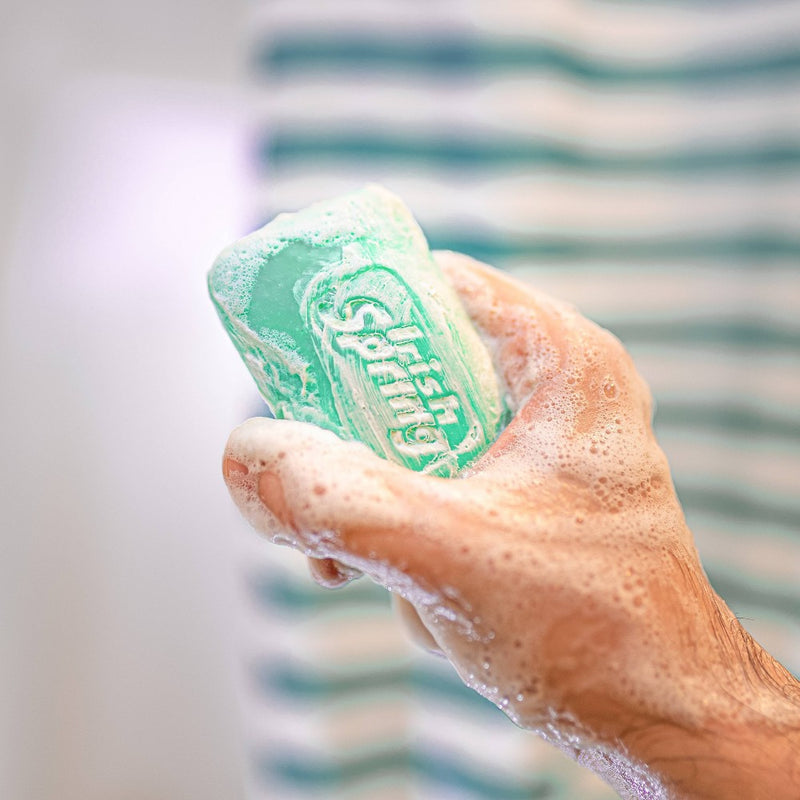 Irish Spring Original Mens Deodorant Bar Soap for Body and Hands - Washes Away Bacteria - 12pk - 3.7oz each