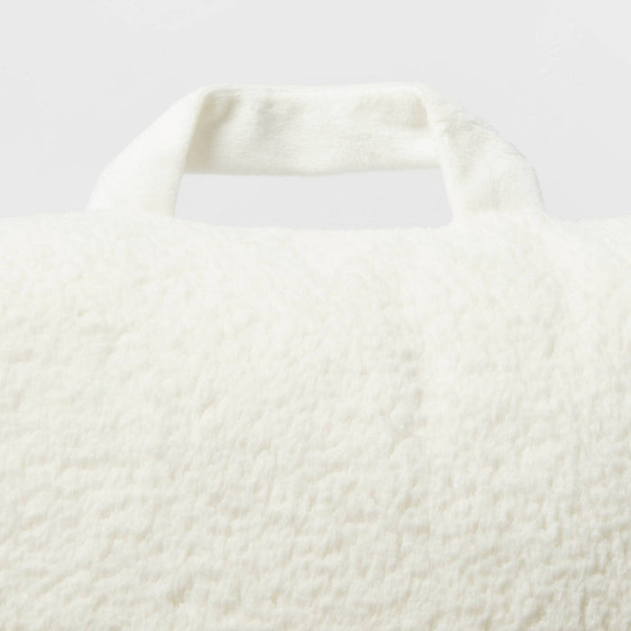 Sherpa Bed Rest Pillow Cream - Room Essentials
