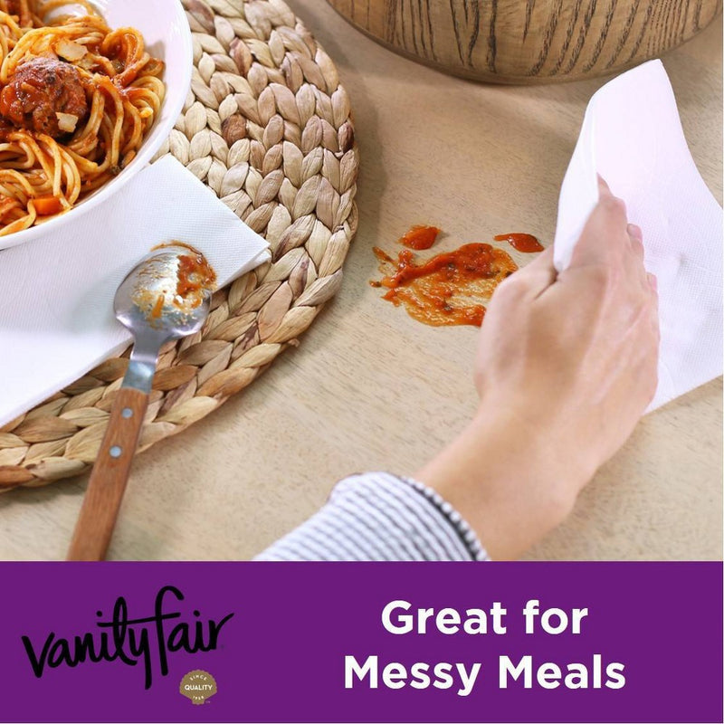 Vanity Fair Extra Absorbent Disposable Napkins - 160ct