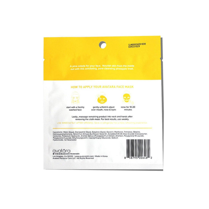 Avatara Pineappy Exfoliating Mask - 0.7 fl oz