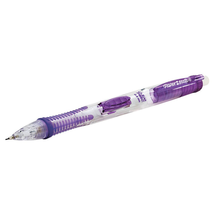 3pk #2 Mechanical Pencils with Lead/Eraser Refill ClearPoint .5mm Multicolor - PaperMate