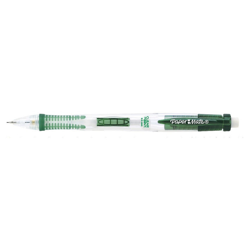 3pk #2 Mechanical Pencils with Lead/Eraser Refill ClearPoint .5mm Multicolor - PaperMate