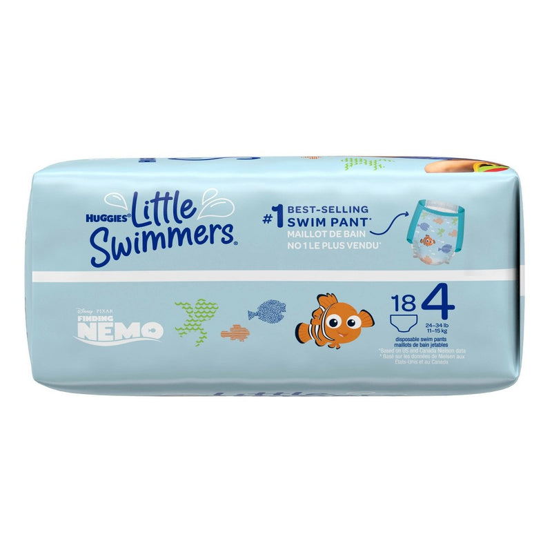 Huggies Little Swimmers Baby Swim Disposable Diapers Size 4 - M - 18ct-