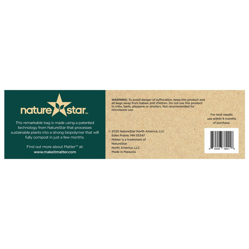 Matter 100% Compostable Universal Tall Kitchen Trash Bags - 13 Gallon/12ct-