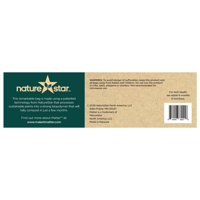 Matter 100% Compostable Universal Tall Kitchen Trash Bags - 13 Gallon/12ct-