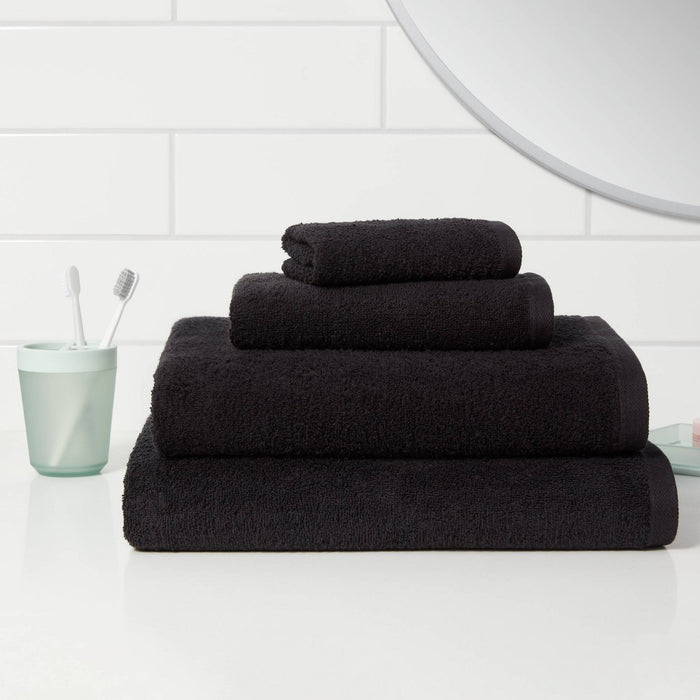 Everyday Hand Towel Black - Room Essentials