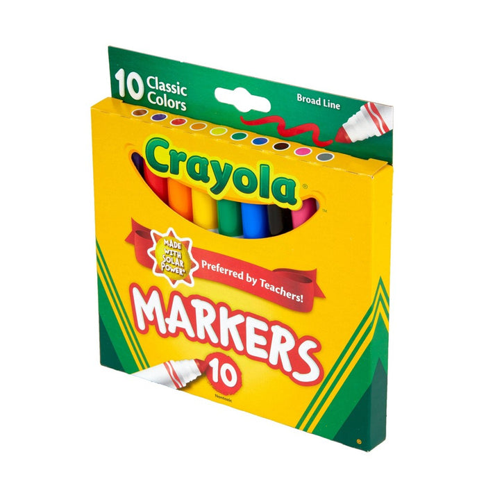Crayola Markers Broad Line 10ct Classic