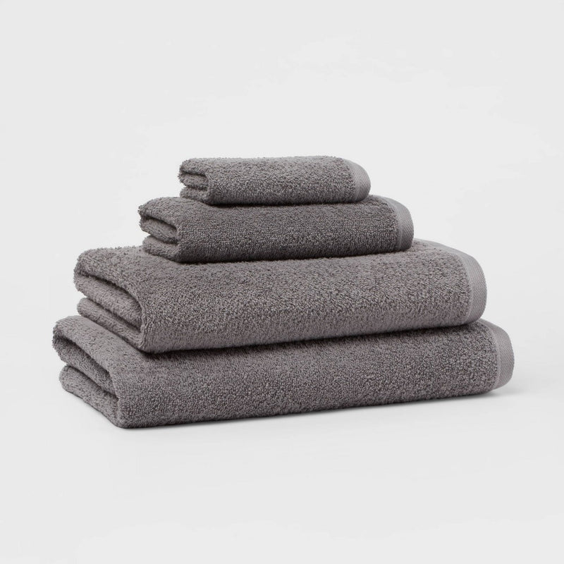 Everyday Bath Towel Dark Gray - Room Essentials