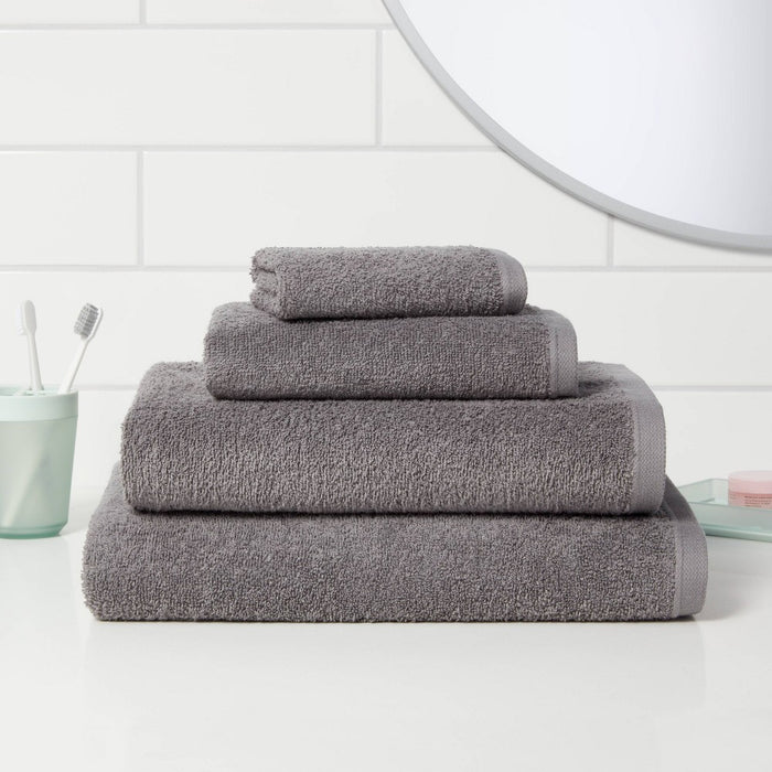 Everyday Bath Towel Dark Gray - Room Essentials