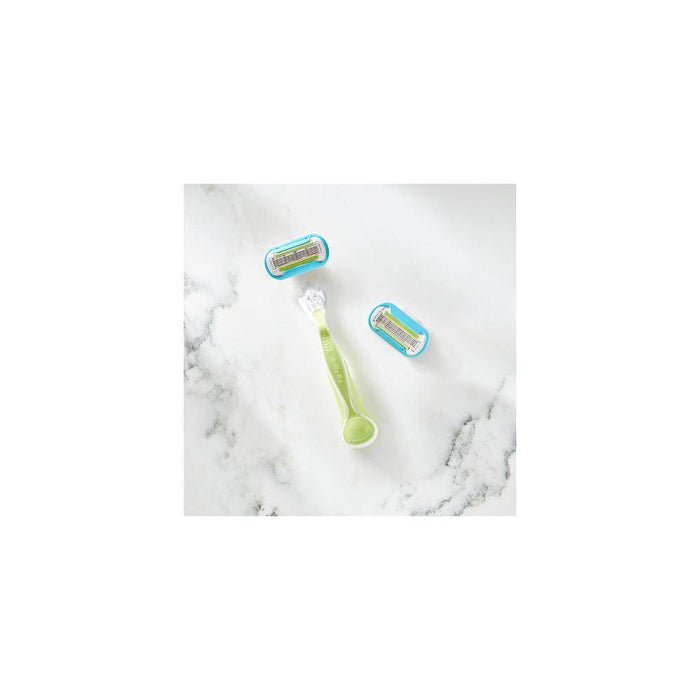 Venus Extra Smooth Green Women's Razor + 2 Razor Blade Refills