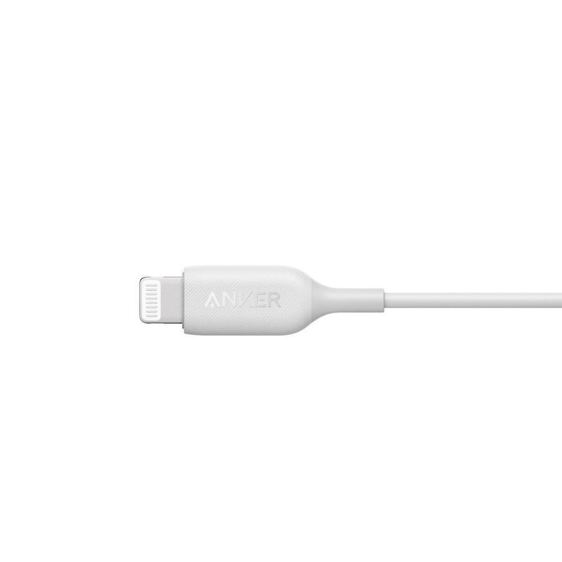 Anker 3' PowerLine Lightn to 3.5mm Audio Aux Adapter - White
