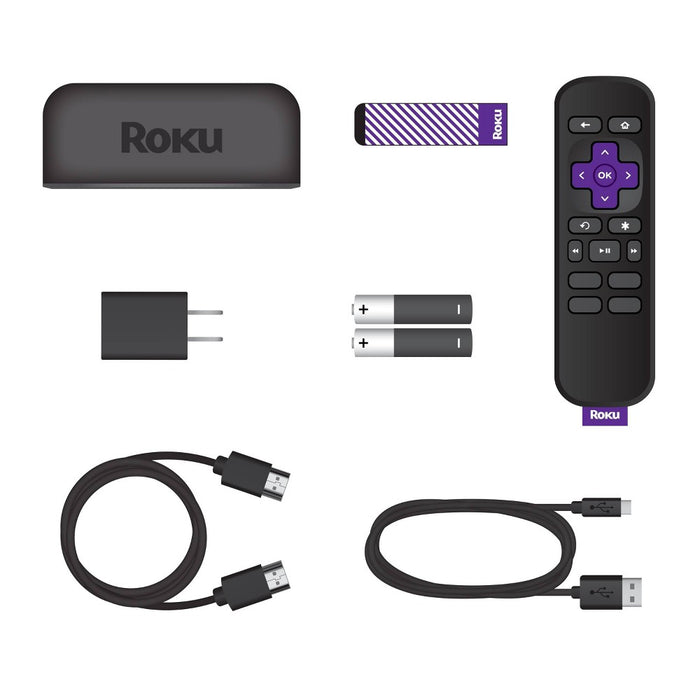 Roku Premiere | HD/4K/HDR Streaming Media Player with Remote + HDMI Cable