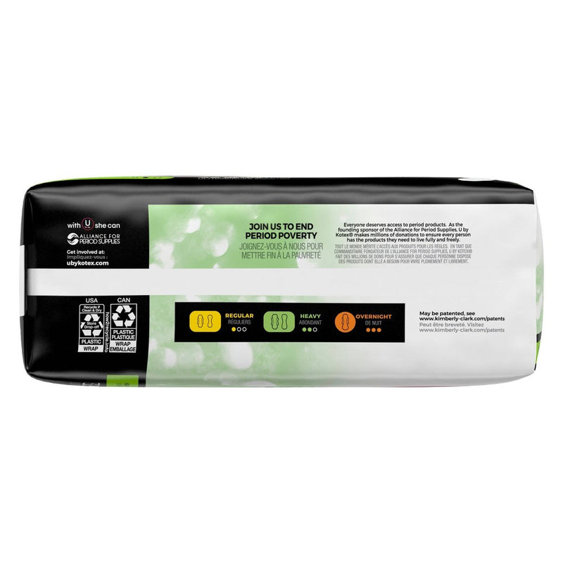 U by Kotex Security Ultra Thin Feminine Pads with Wings - 32ct