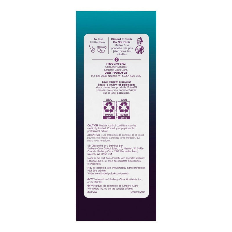 Poise Ultra Thin Postpartum Incontinence Pads - Light Absorbency - Regular - 28ct