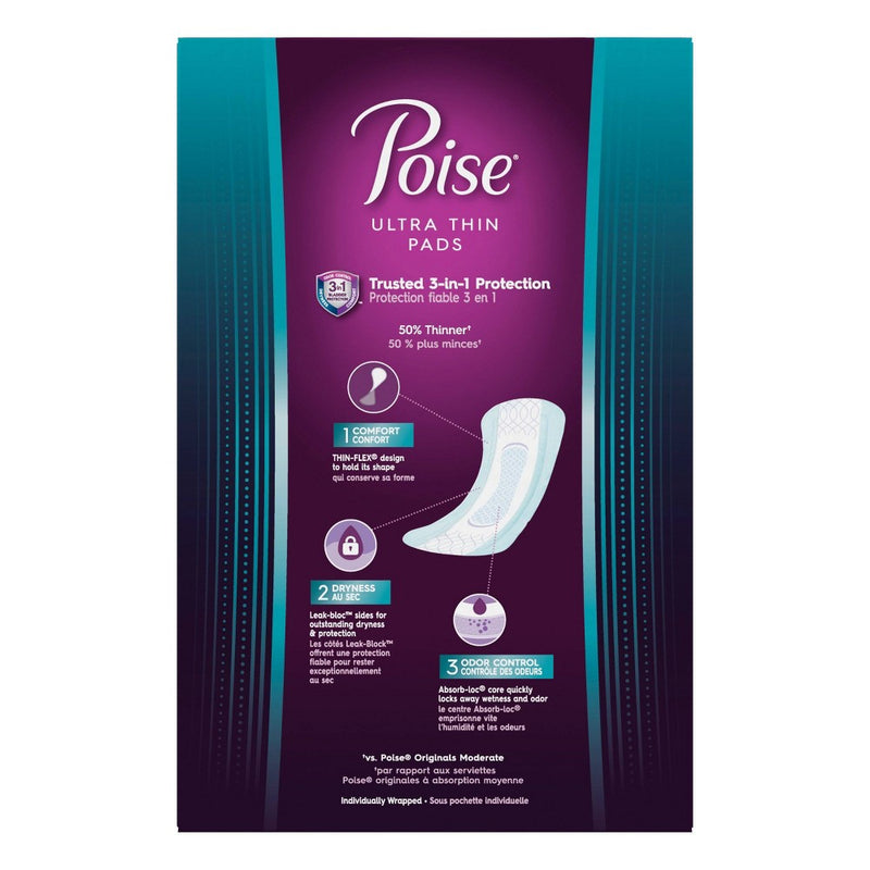 Poise Ultra Thin Postpartum Incontinence Pads - Light Absorbency - Regular - 28ct