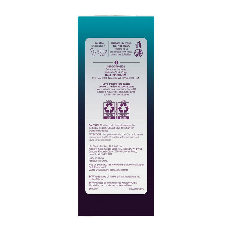 Poise Ultra Thin Postpartum Incontinence Pads - Light Absorbency - Regular - 28ct