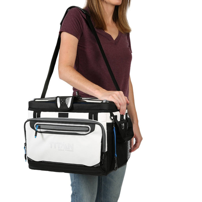 Arctic Zone Titan Deep Freeze Zipperless Hardbody 20qt Cooler - White