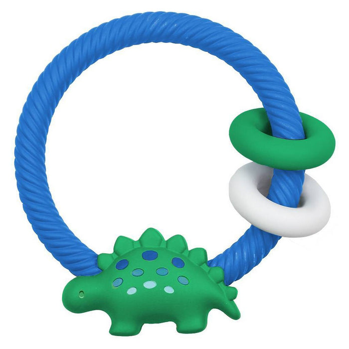 Itzy Ritzy Ring Rattle & Teether - Dino