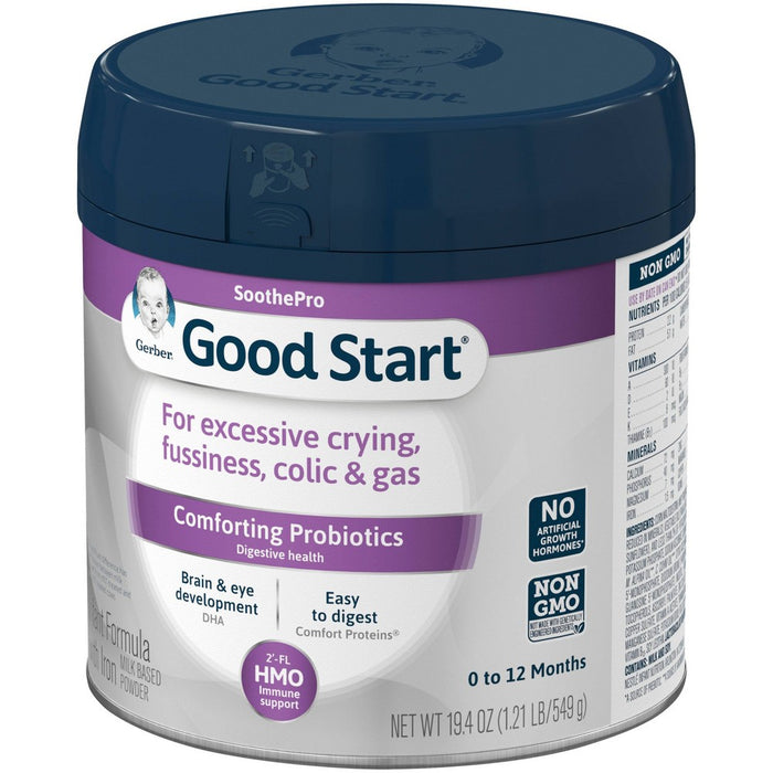 Gerber Good Start SoothePro Powder Infant Formula with Probiotics & HMO - 19.4oz