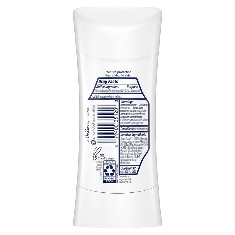 Dove Advanced Care Shea Butter 48-Hour Antiperspirant & Deodorant Stick - 2.6oz