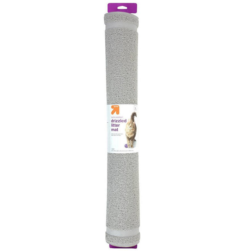 Drizzle Cat Litter Mat - Gray - L - up & up (LOCAL PICKUP ONLY)