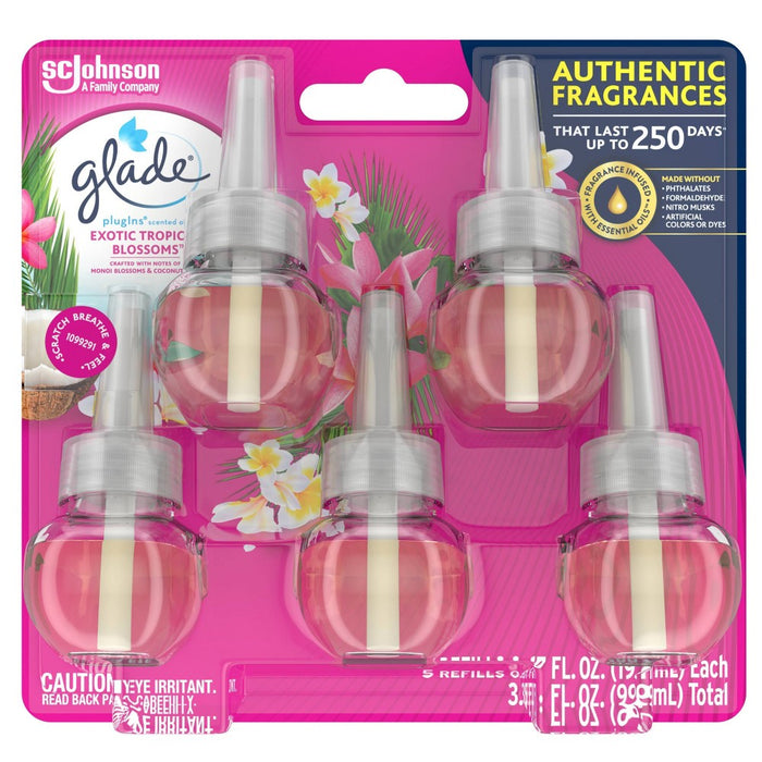 Glade Exotic Tropical Blossom PlugIns Refill - 5ct